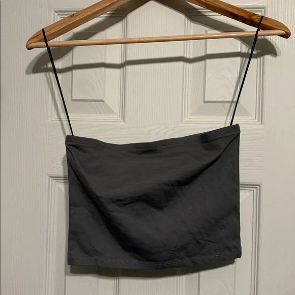 H&M Gray Basic Top - Picture 4 of 4